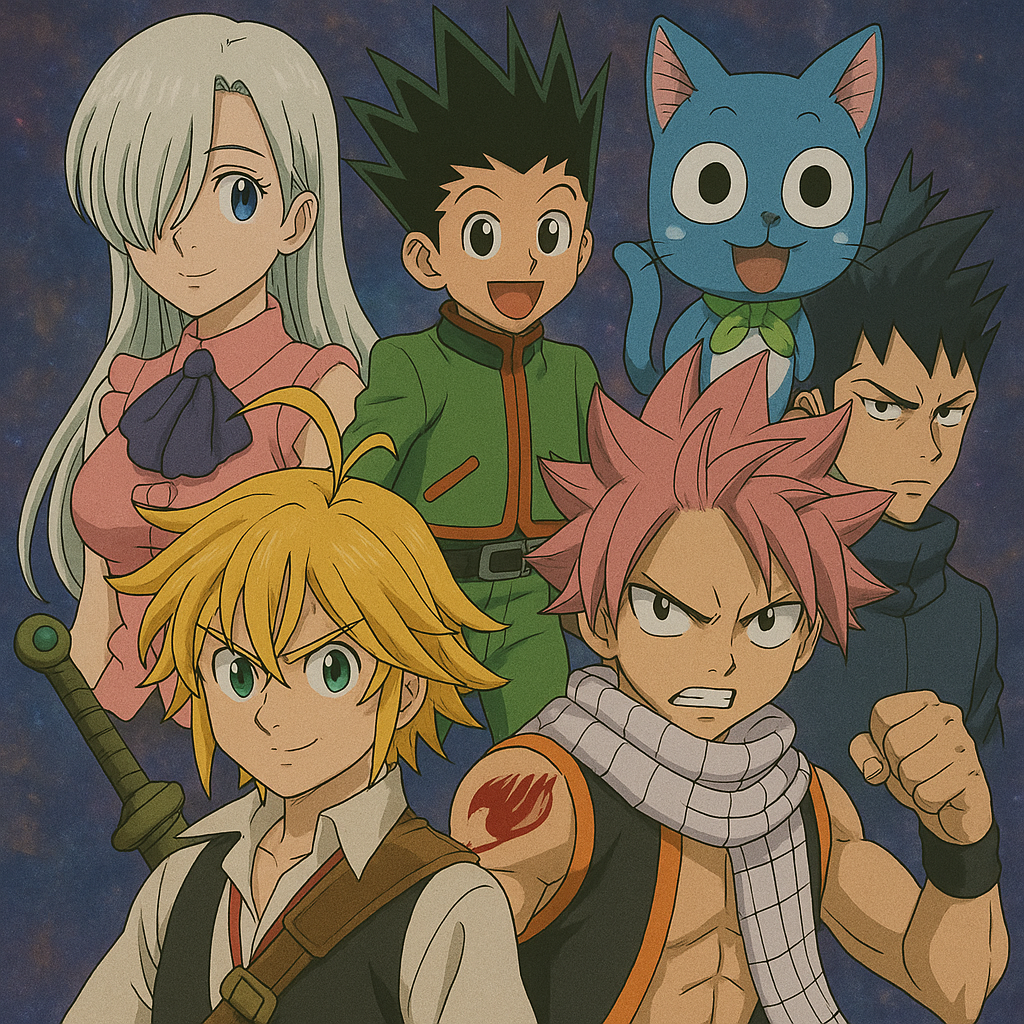 Mega Trio Legendary Anime part1: Fairy Tail/HunterxHunter/Nanatsu no Taizai